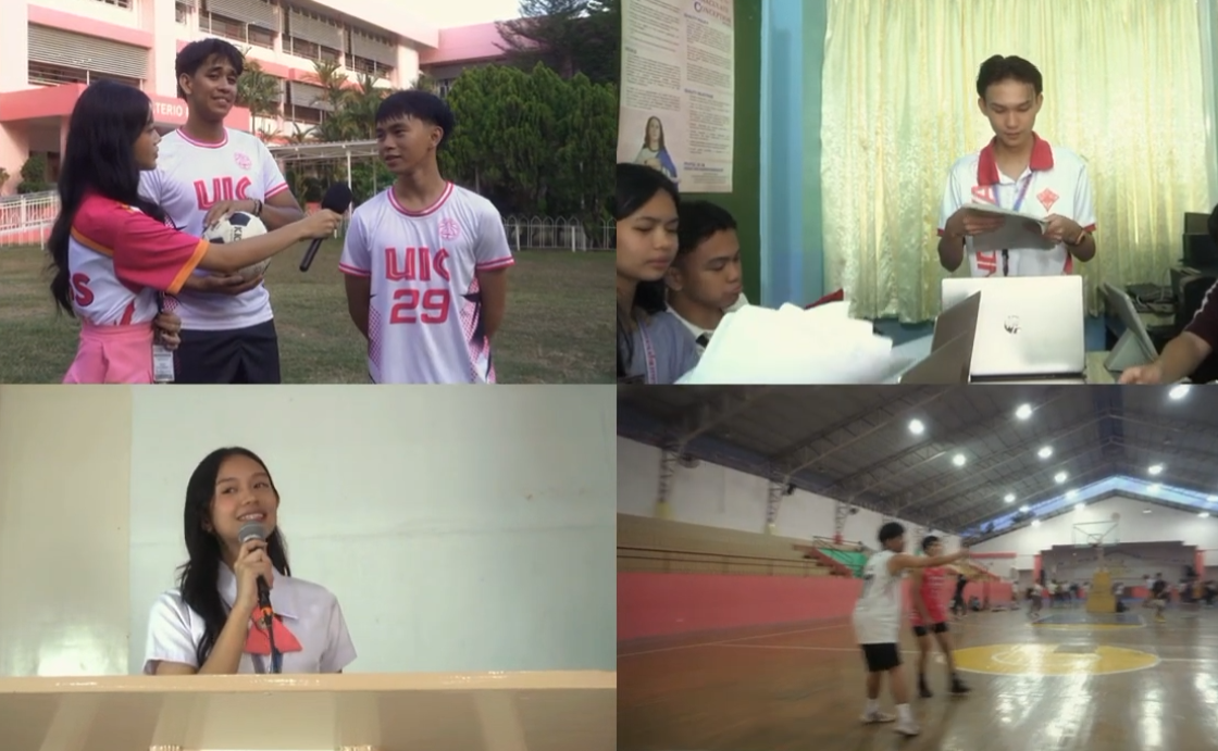 UIC-SHS-MV scenes of student interviews, classroom activities, and sports